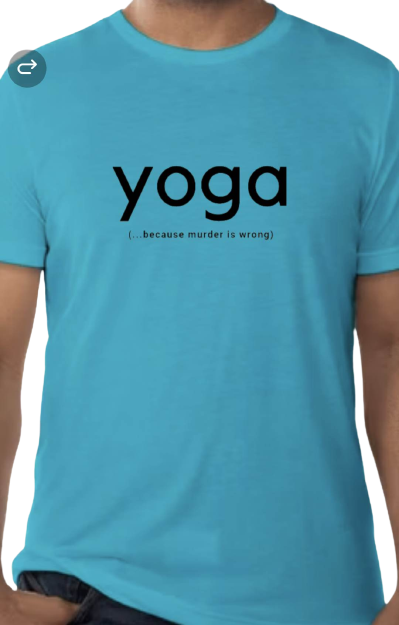 Unisex Aqua Yoga Short Sleeve Tee